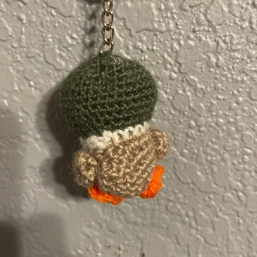 Crochet Duck Keychain - Picture 4 of 5